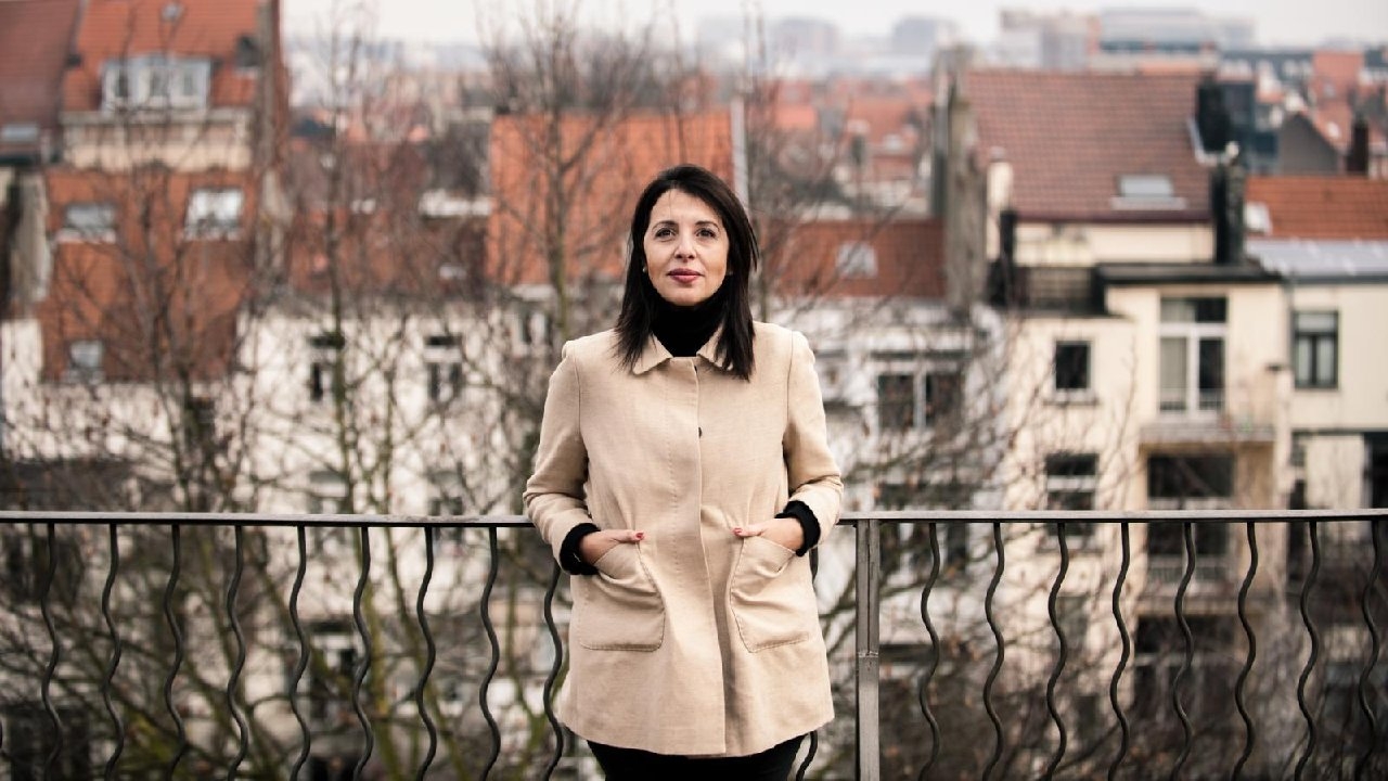La ministre Khattabi est garante du processus d'élaboration du plan de développement durable au Fédéral. ©belga