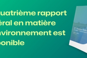 Le quatrième rapport fédéral sur l’environnement 2019-2023 est dès à présent disponible !