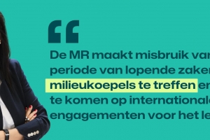 Zakia Khattabi neemt houding MR in lopende zaken op de korrel