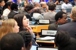 Zakia Khattabi représente la Belgique et l’Union européenne à l'Assemblée des Nations unies pour l'environnement