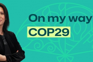 Zakia Khattabi on her way to COP29