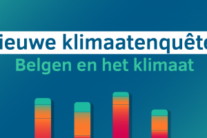 PB | Nieuwe klimaatenquête: de klimaatuitdagingen zijn de grootste bezorgdheid van de Belgen